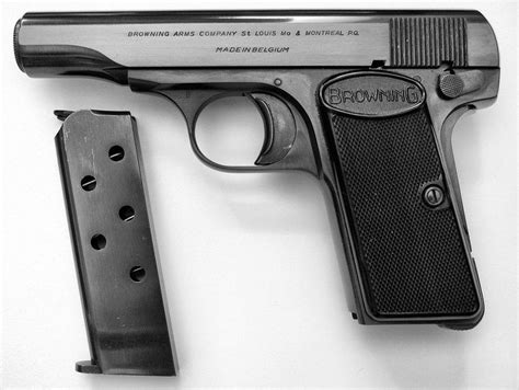 Browning Model 1910 Fn M1910 Photos History Specification
