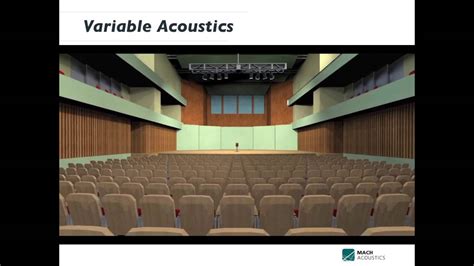 Visualisation Of Auditorium Acoustics Acoustics In Architecture Youtube