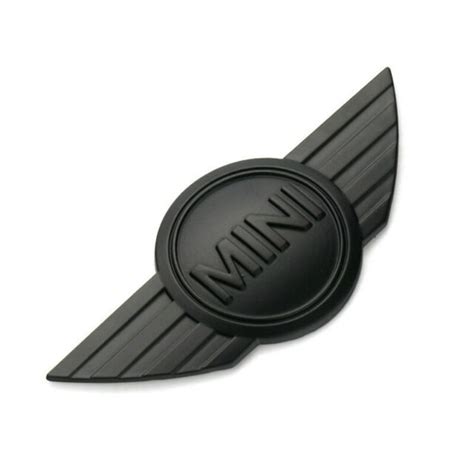 Black Mini Cooper Clubman S Front Hood Emblem Badge