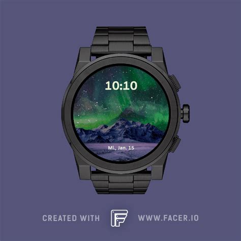 Koehlemi Aurora Borealis Watch Face For Apple Watch Samsung Gear