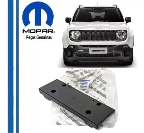 Suporte Moldura Placa Dianteira Jeep Renegade Limited