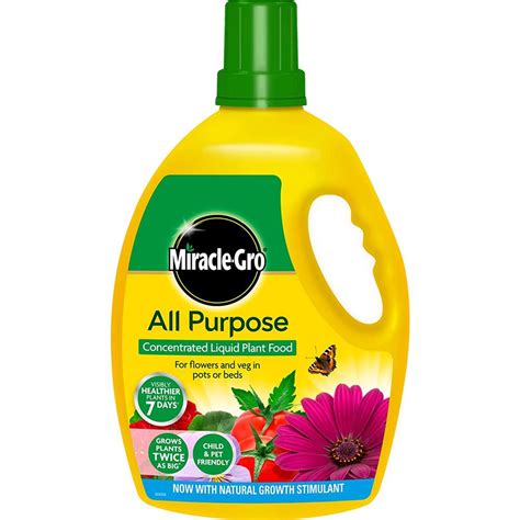 MIRACLE GRO ALL PURPOSE CONCENTRATED LIQUID 2 5L Feeds Polhill