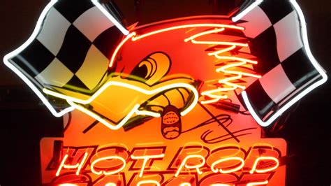 Hot Rod Garage Neon Sign Z238 Kissimmee 2012