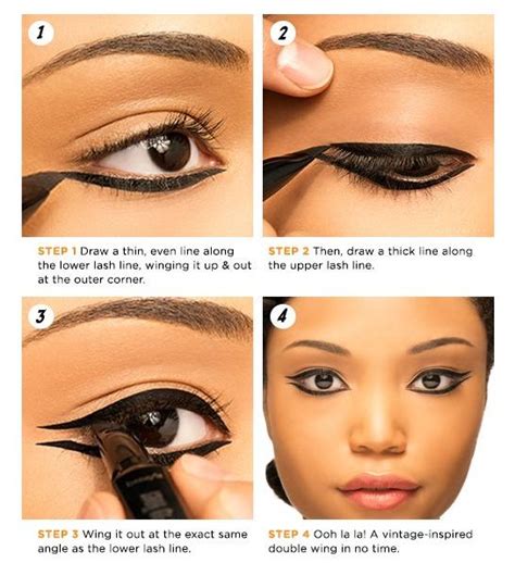 double winged eyeliner tutorial double winged eyeliner winged eyeliner tutorial eyeliner