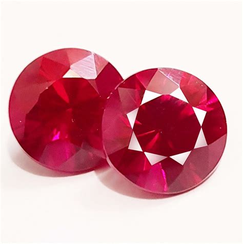 Certified Natural Red Ruby 700 To 750 Ct 2pcs Mozambique Red Etsy Uk