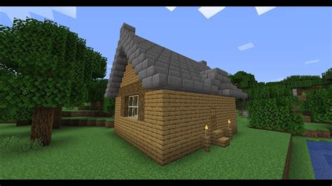 Minecraft Tutorial Simple Forest House Youtube