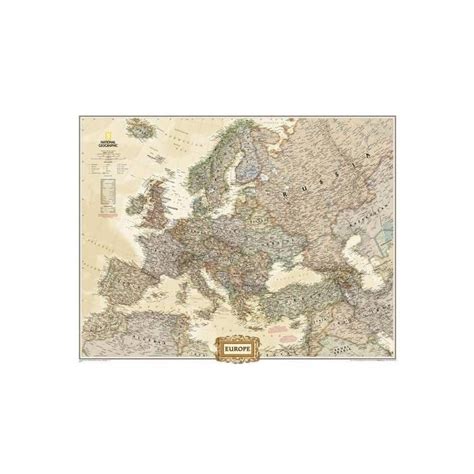 Buy Europe Executive Enlarged And Laminated Wall Maps Continents