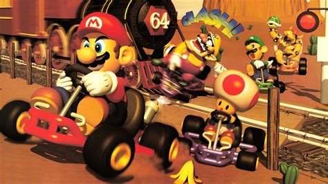 Super Mario Kart 64 Game Art Mzaerrb