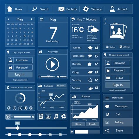 Svg Interface Design 831 File Svg Png Dxf Eps Free Free Svg Cut