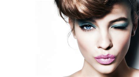 Barbara Palvin Blue Eyes Hungarian Lips Lipstick Model Wink Wallpaper