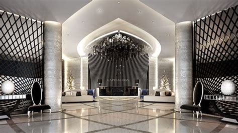 Main Lobby Interior Design On Behance Hotel Lobby Interior Design