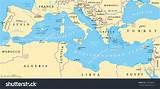 Mediterranean Sea Cruise Map Images
