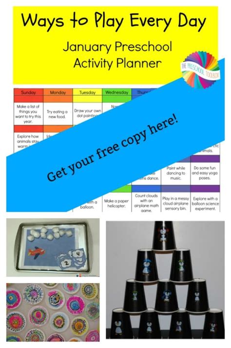 Ways To Play Every Day Free January Activity Calendar For Preschoolers