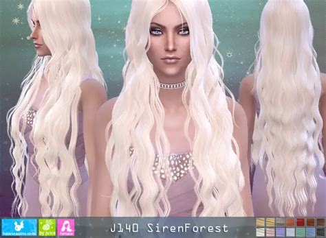 Newsea J140 Siren Forest Hair Sims 4 Hairs Vrogue