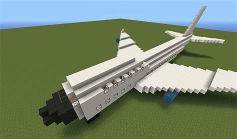 Almost Perfect 11 Scale Boeing 747 Minecraft Map