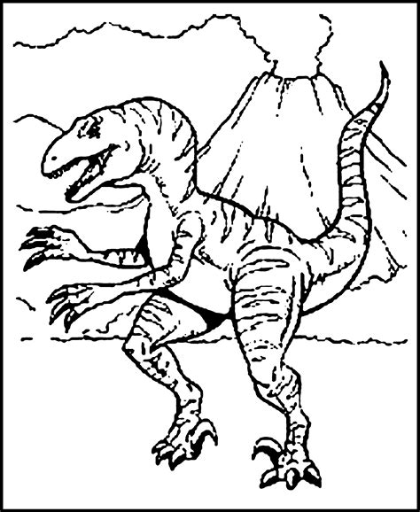 Pin this dinosaur picture in your kid's bedroom once he completes coloring it. Free Printable Dinosaur Coloring Pages For Kids