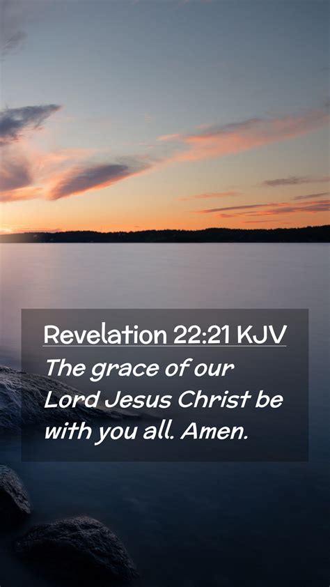 Revelation 2221 Kjv Mobile Phone Wallpaper The Grace Of Our Lord