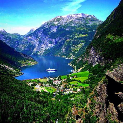 Most Beautiful Place In The World😍😍 Geirangernorway