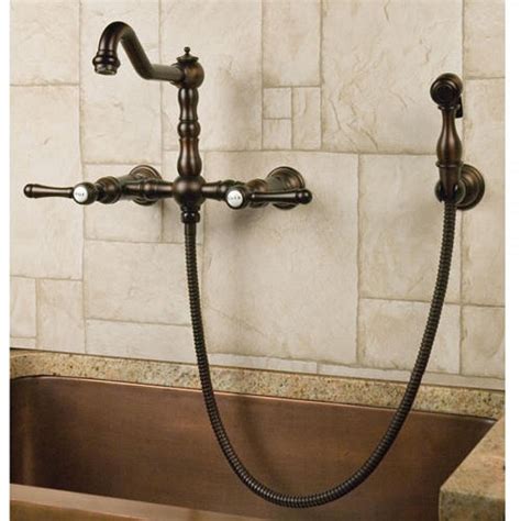 Perrin & rowe double handed bridge faucet with sidespray from rohl. Flexible Sink Faucet Sprayer Attachment