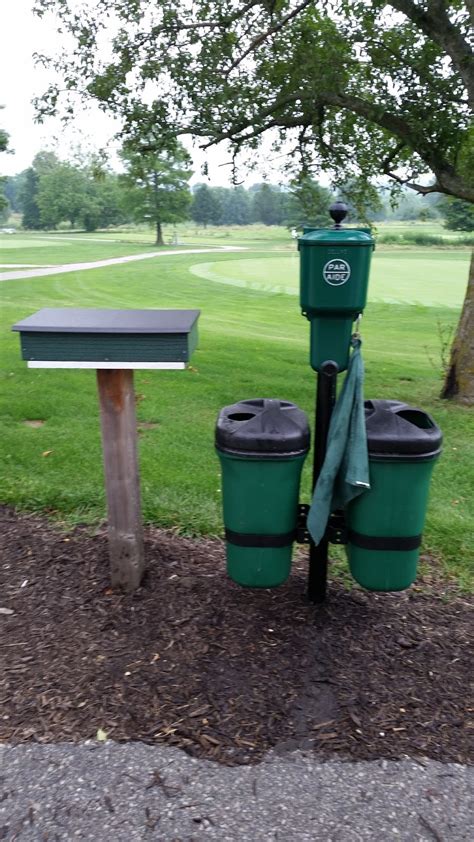 Minor Park Golf Course Maintenance New Ball Washerstrash Receptacles