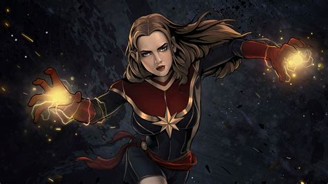 Captain Marvel Comic Artwork 4k Wallpaperhd Superheroes Wallpapers4k