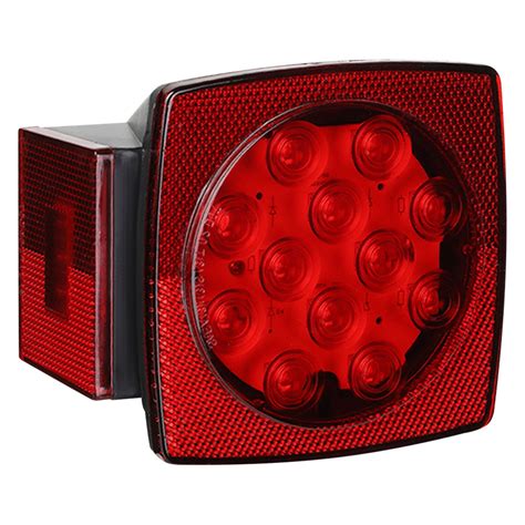 Lumen® 88 1001947 4 Red Square Led Combination Tail Lights