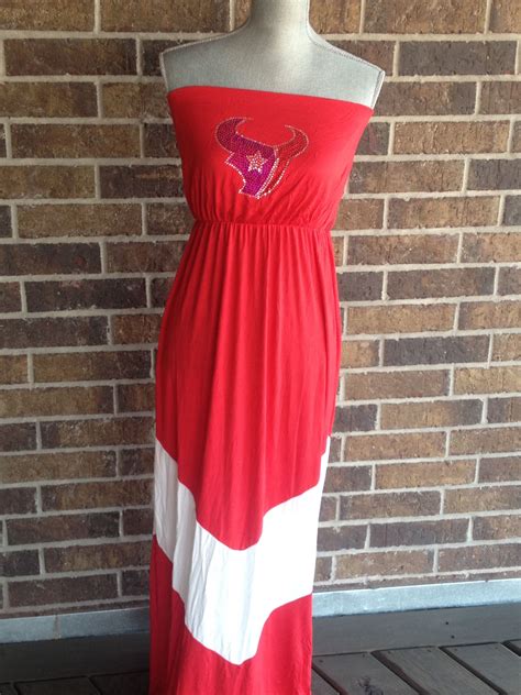 Stand Out With Our Texans Bling Maxi Clothes For Women Texans Fashion