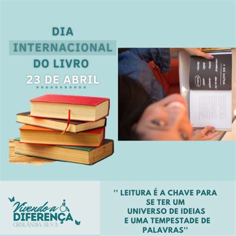 Datas Comemorativas Inclusivas De Abril Dia Mundial Do Livro