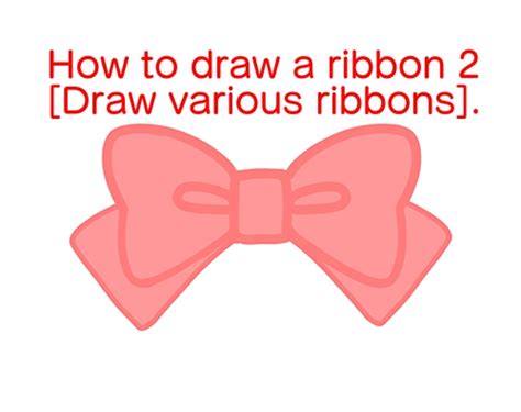 How To Draw A Ribbon 2 Draw Various Ribbons Medibang Paint The