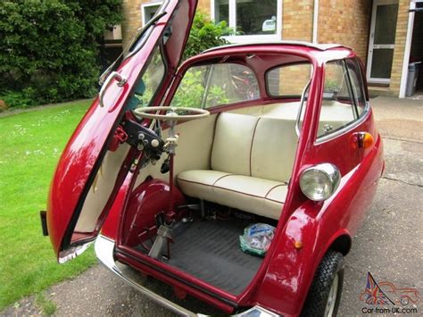 This was an isetta which also had a back row of seats and a back door. BMW Isetta 300 Bubble Car