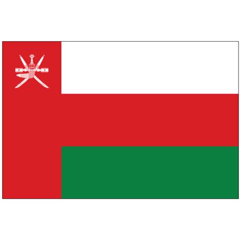 Oman Country Flag Sticker