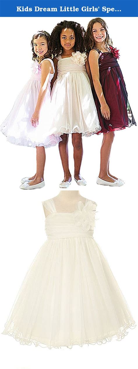 Kids Dream Little Girls Special Occasion Double Layer Mesh Dress 4