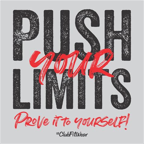 Push Your Limits Clubfitwear
