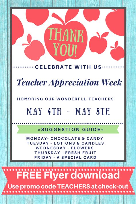 Teacher Appreciation Flyer Template Free Beautifully Designed Easily Editable Templates To Get