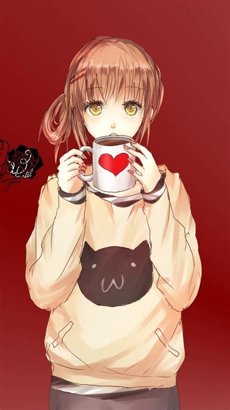 Alone Coffee Anime Girl Wallpapers Wallpaper Cave