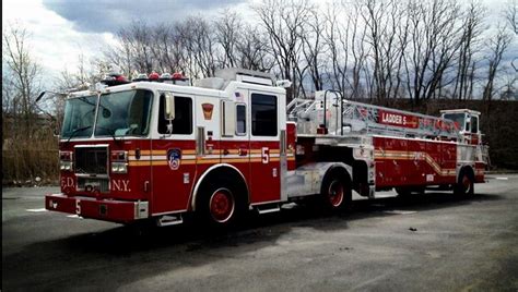 New Fdny Tiller Ladder 5 2013 Seagrave Tracter Dawn Aerial Flickr