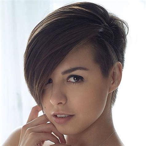 Actually, short haircuts with one side shaved may sound easy, even so it is obviously very tricky. Pixie Undercut for Straight and Curly Hair