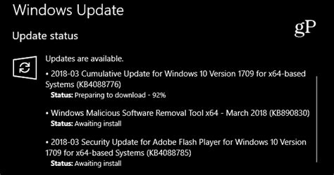 Windows 10 Kb4088776 Available With March Patch Tuesday Update Groovypost