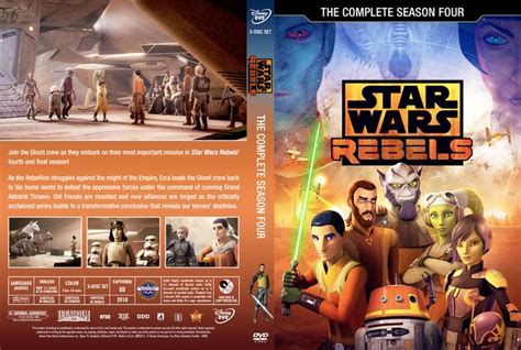 Star Wars Rebels Season 4 2018 Dvd Custom Cover Custom Dvd Star Wars Rebels Dvd Cover Design