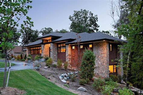 Prairie Style Home Contemporary Exterior Detroit By Vanbrouck