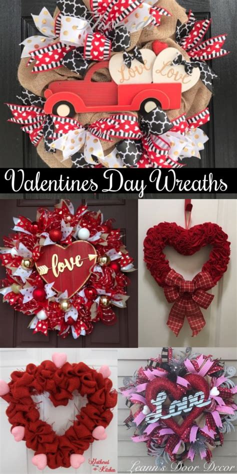 Valentines Day Wreath Ideas For Front Doors Gathered In The Kitchen