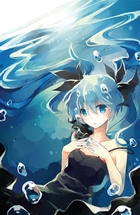 Deep Sea Miku 11x17 Poster Print Anime Anime Fanart Hatsune