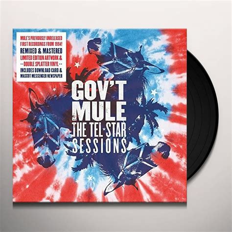 Govt Mule Tel Star Sessions Limited Splatter Vinyl Vinyl Record