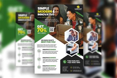 Geometric Corporate Business Event Flyer Template Free Resource Boy