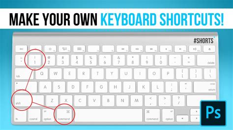 Make Your Own Custom Keyboard Shortcuts In Photoshop Shorts Youtube