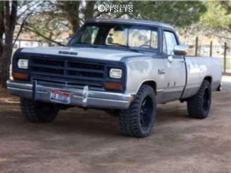 1989 Dodge D250 With 20x10 50 Red Dirt Road 01 And 33125r20 Nitto