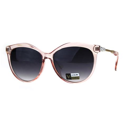 womens rhinestone iced luxury designer horn rim cat eye sunglasses ebay