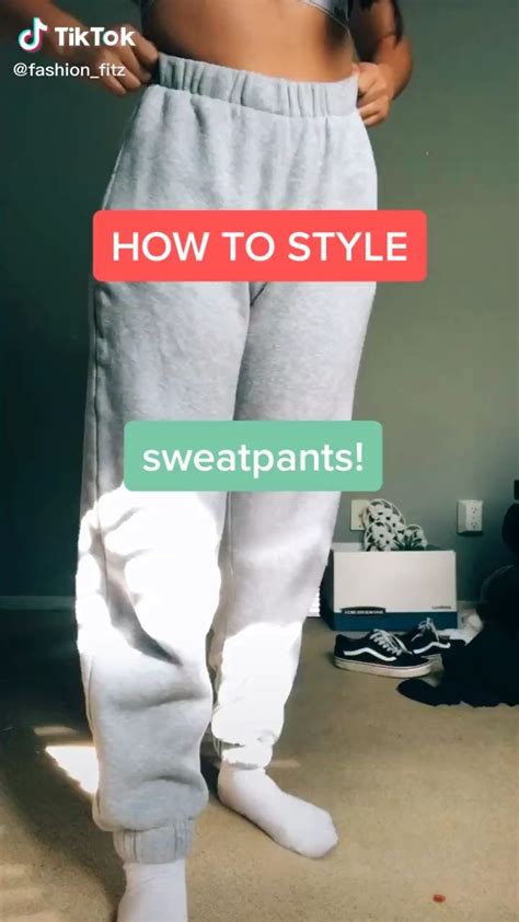 Tikt0k Video Cute Sweatpants Outfit Cute Sweatpants Cute Outfits