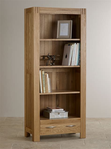 Alto Natural Solid Oak Bookcase | Home Office Furniture