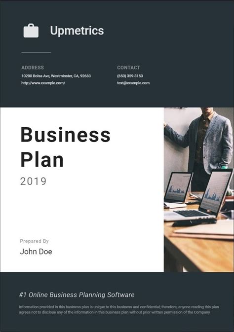 Pin On Business Plan Cover Page